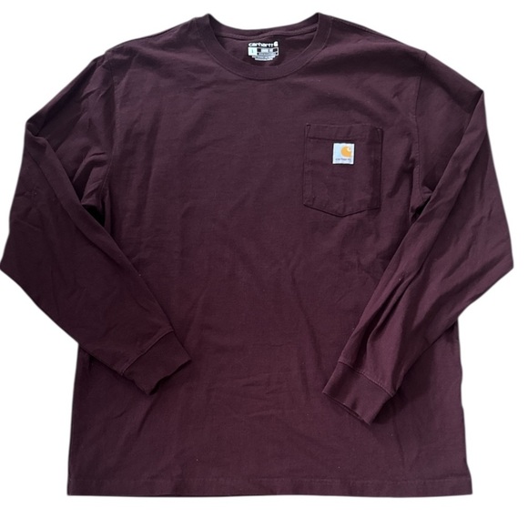 Carhartt Other - Carhartt Deep Maroon Loose Fit Shirt